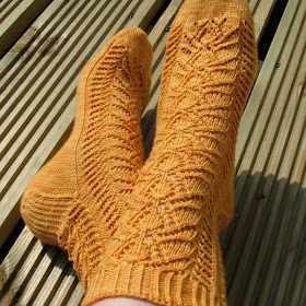 Hand knitted socks