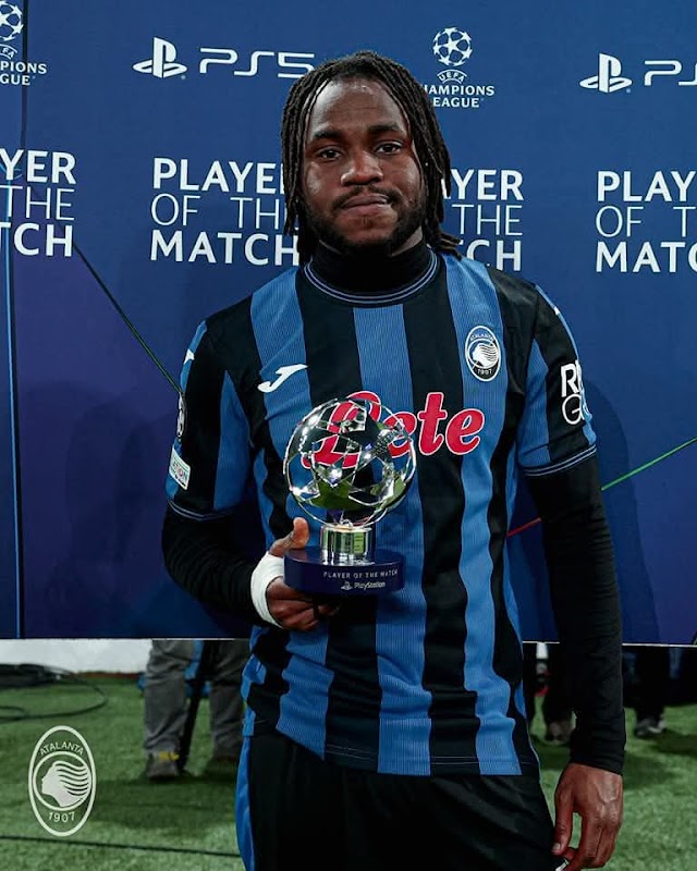 Ademola Lookman Shines Despite Atalanta’s Defeat to Real Madrid: POTM Performance Highlights His Stellar Season