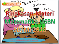 Download Ringkasan Materi Matematika USBN SD/MI 2018