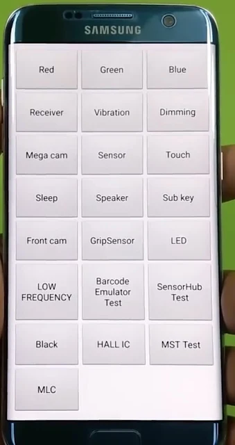 Cara test Layar hp samsung
