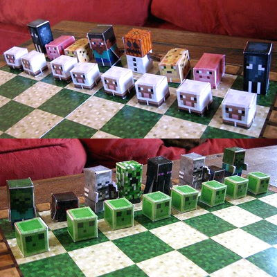 Printable Minecraft Chess