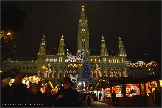 Christmas at City hall Vienna Austria