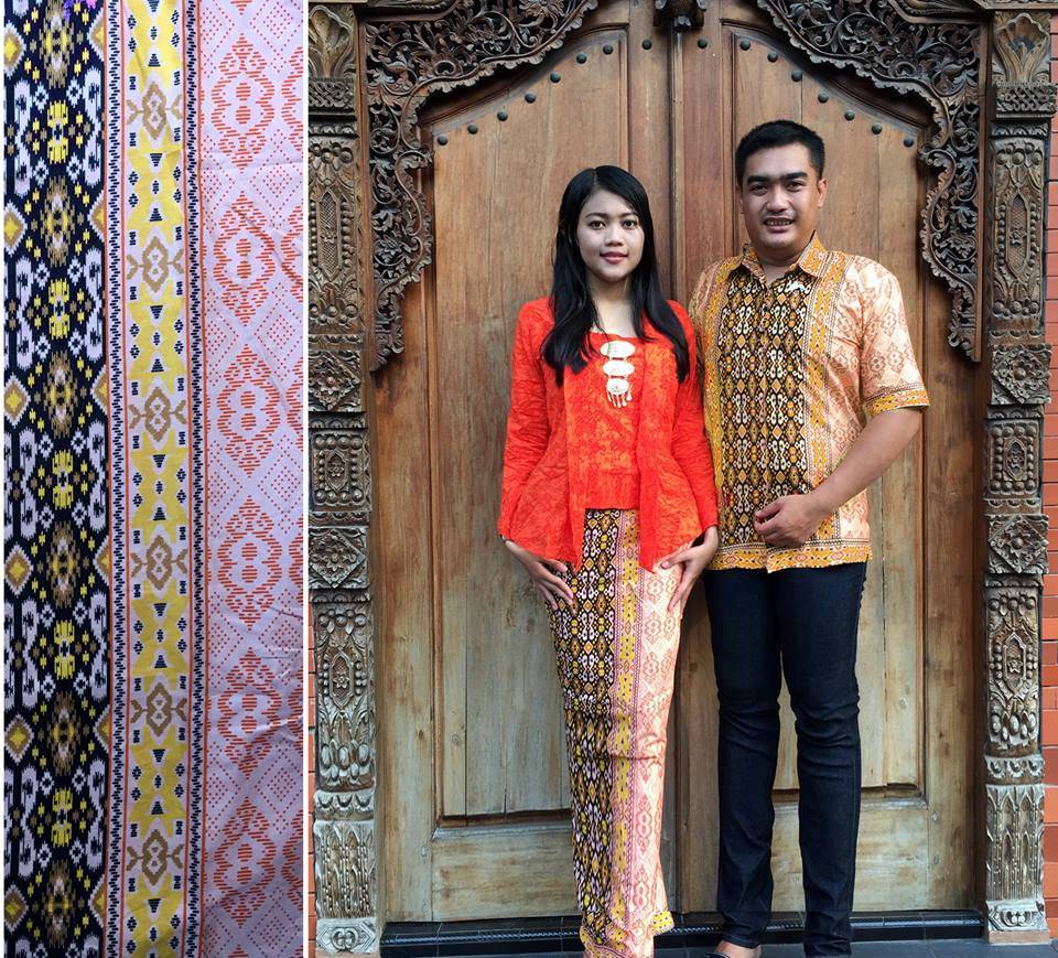  34 model baju kebaya batik couple modern untuk 