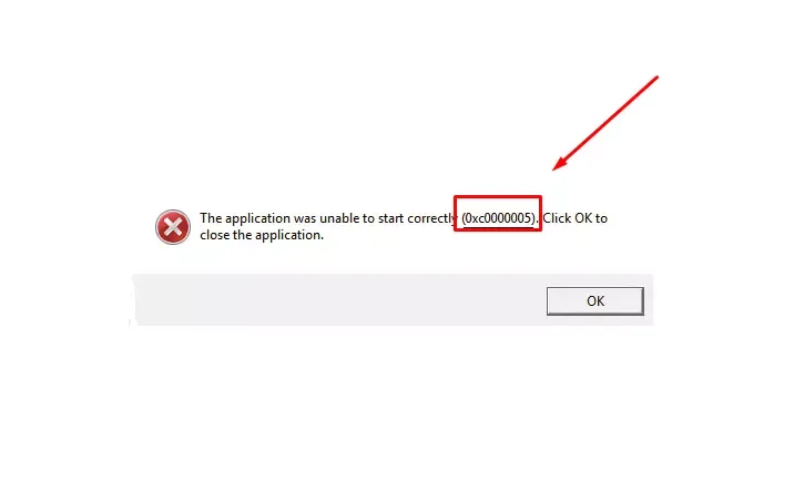 cara mengatasi error code 0xc0000005