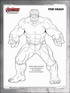Desenhos do The Avengers Age of Ultron para Colorir