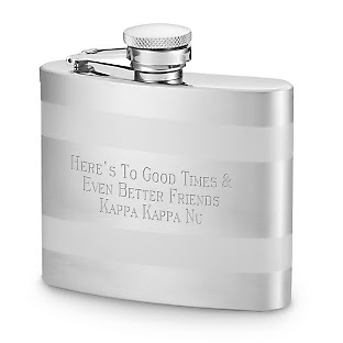 Things remembered coupon 25%: Silver Banded Flask