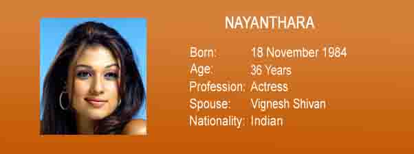 actress nayanthara age, date of birth, profession, husband name, nationality [image download]