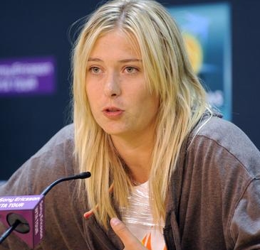 maria sharapova hairstyles