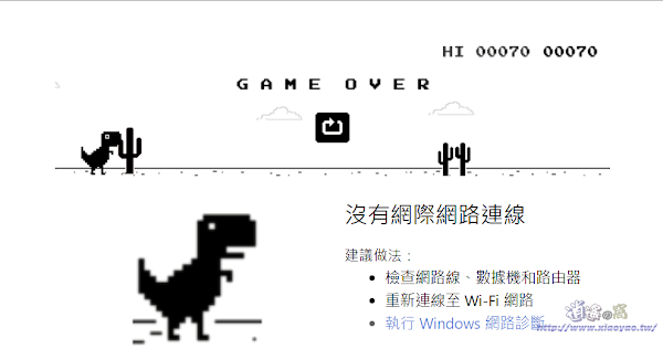 Chrome 斷線小恐龍 APP