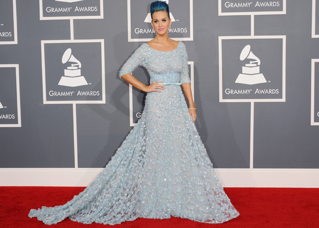 katy perry grammys 2012 red carpet