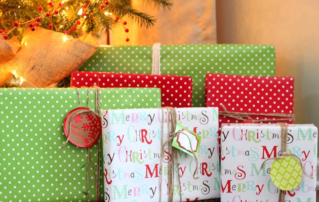 simple gift wrap