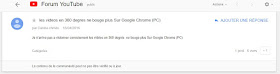 les vidéos en 360 degrés ne bouge plus Sur Google Chrome (PC) 