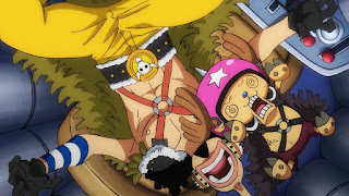 ワンピースアニメ 991話 ワノ国編 ONE PIECE ウソップ チョッパー ブラキオタンク5号