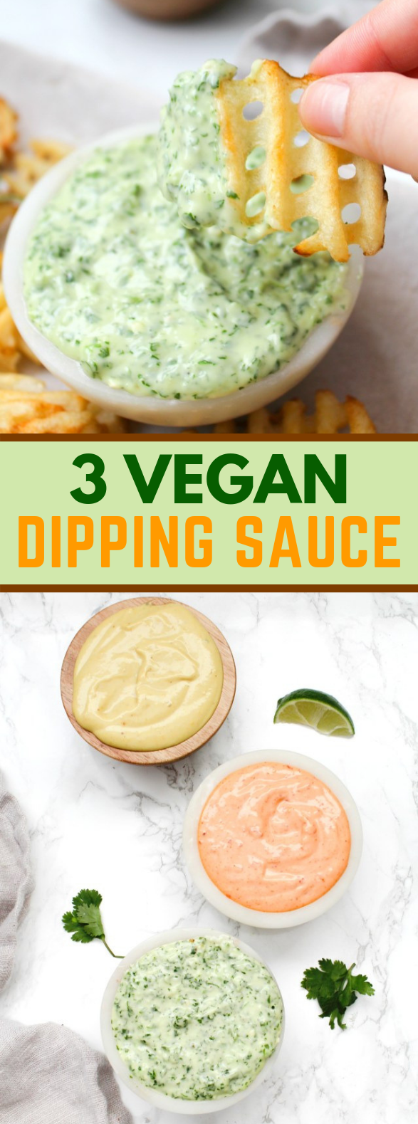 3 VEGAN DIPPING SAUCES #veganrecipes #vegetarian