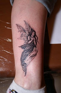 Calf Tattoo Ideas With Fairy Tattoo Designs Especially Picture Calf Fairy Tattoos Gallery 7