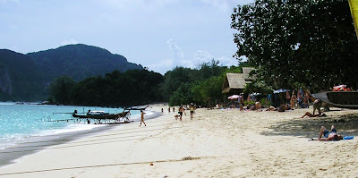  Loh Dalum spit in addition to western limestone plateau from upper viewpoint  Bangkok Thailand Travel Map & Things to do in Bangkok : Ko Phi Phi updated