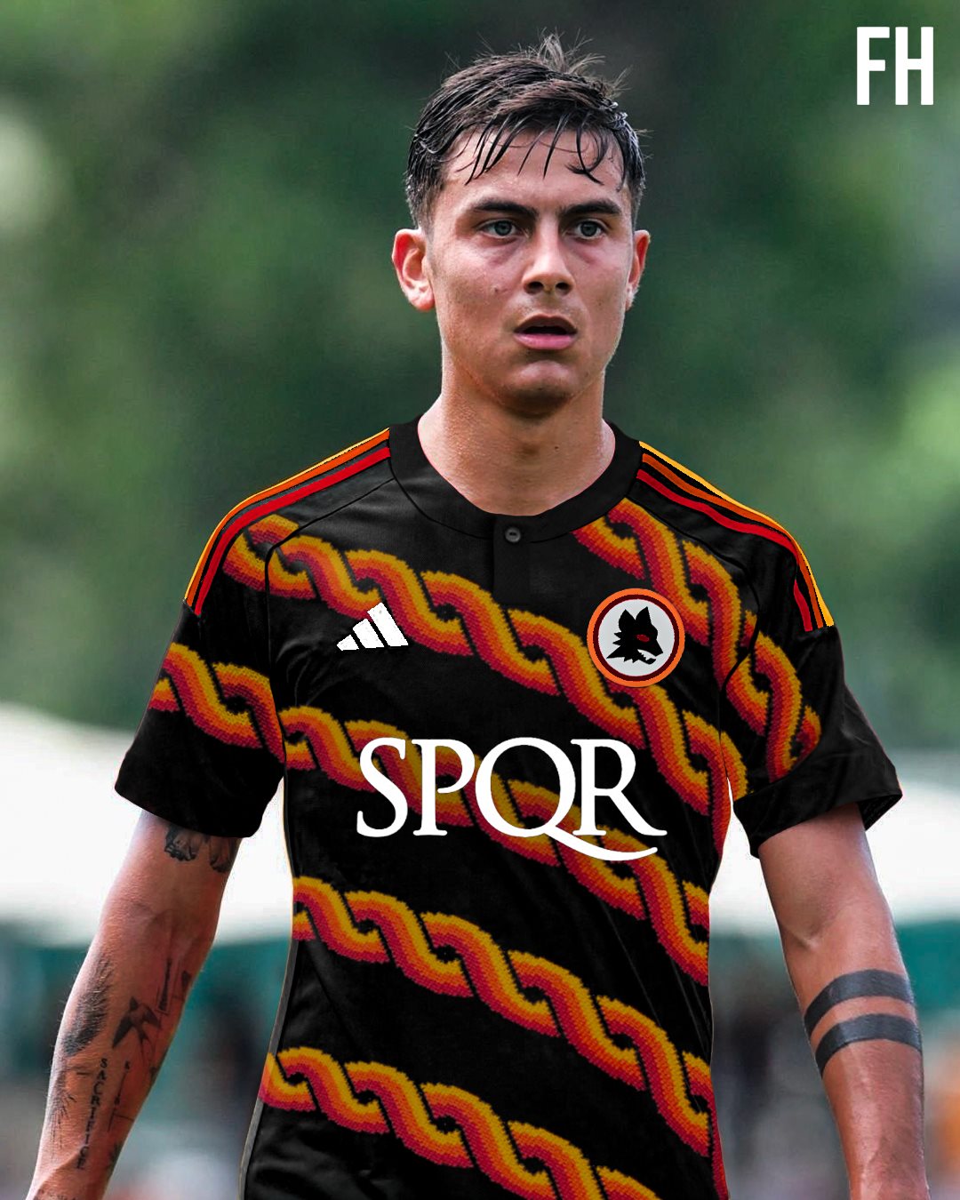 Black adidas AS Roma 2023/24 Third Shirt