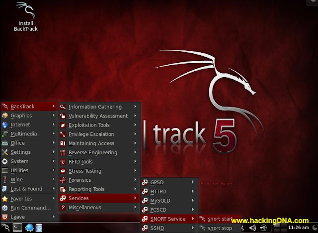 HOW TO OPEN SNORT ON BACKTRACK 5