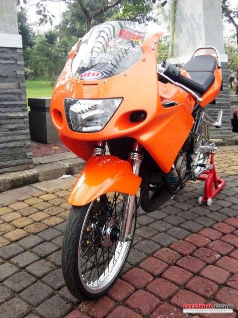 Gambar Dan Contoh Modifikasi Ninja Oranye UMKM Jogja