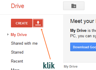 Upload Di Google Drive