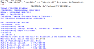 script lengkap program konversi suhu dengan python