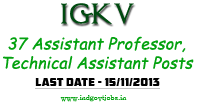 IGKV Backlog Vacancies 2013