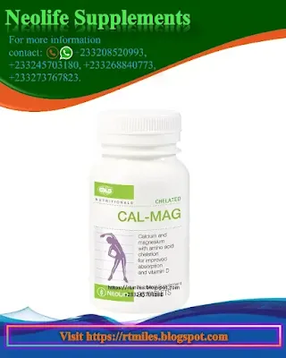 Neolife (GNLD) Chelated Cal-Mag Tablet maintains strong bones and healthy teeth and nails.