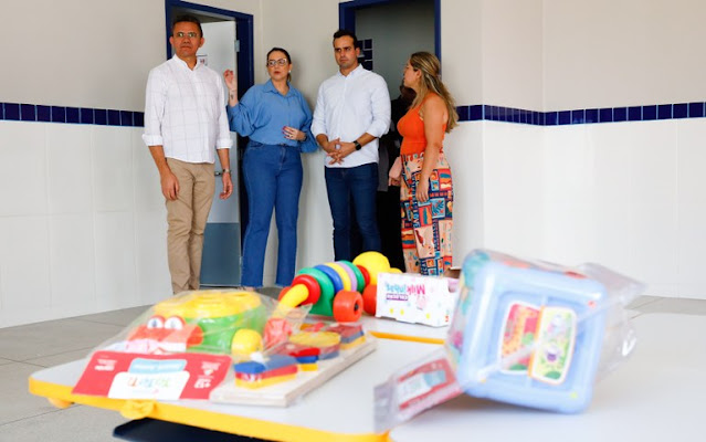 Lucas Ribeiro entrega escola, travessia urbana e visita creche em Uiraúna e Bom Jesus