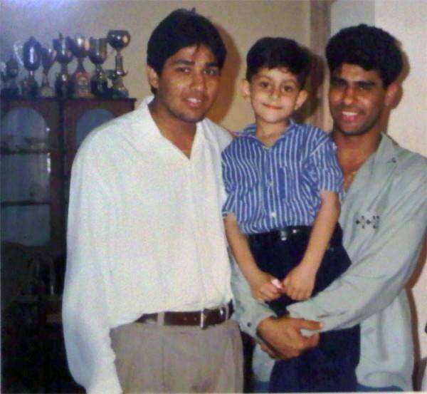 Young Inzimam,waqar younus. and the Boy is Now a famous singer Bilal Khan