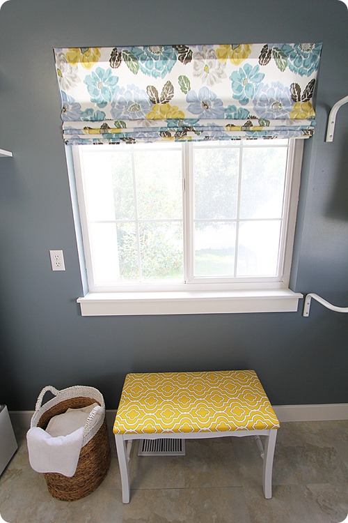 roman shades using blinds