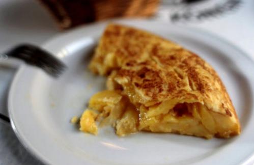 Tortilla de patata jugosa