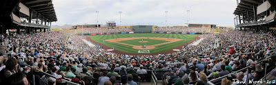 Spring Training Baseball Scottsdale Arizona Stadium Panorama