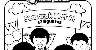 Mewarnai Gambar Anak: Mewarnai Gambar Lomba 17 Agustus 