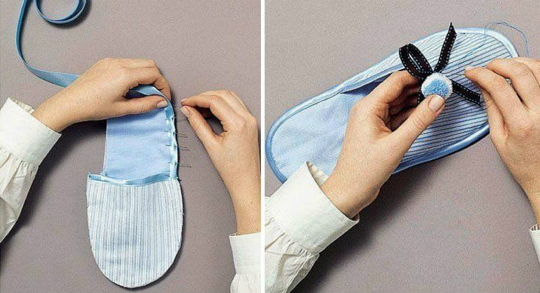 Slippers DIY tutorial