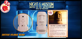 McDonalds Night at the Museum 2 Happy Meal toy - Easter Island 2009