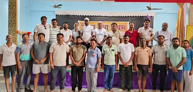चित्रगुप्त मन्दिर में आयोजित हुआ योग शिविर
