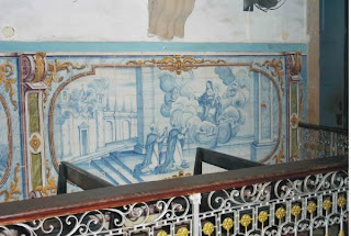 Azuleiijos na Igreja de Nossa Senhora do rosários dos pretos, pelourinho Salvador