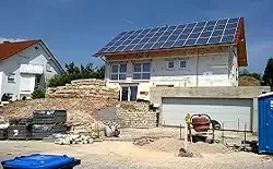 Solar panel system for home