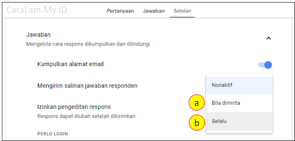 Mengirim Salinan Jawaban Google Form - CaraLain.My.Id