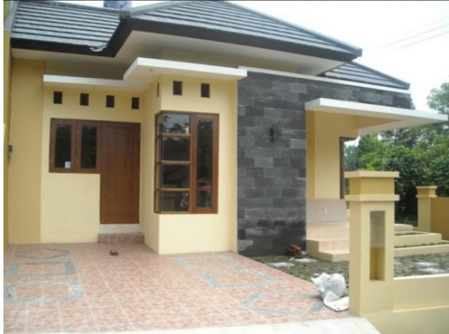 Teras Rumah Minimalis Batu Alam