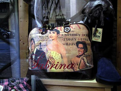 Borsa con Audrey Hepburn in Sabrina, Livotno