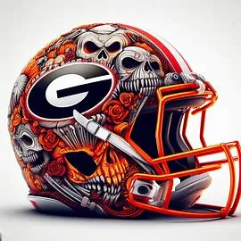 Georgia Bulldogs Halloween Concept Helmets