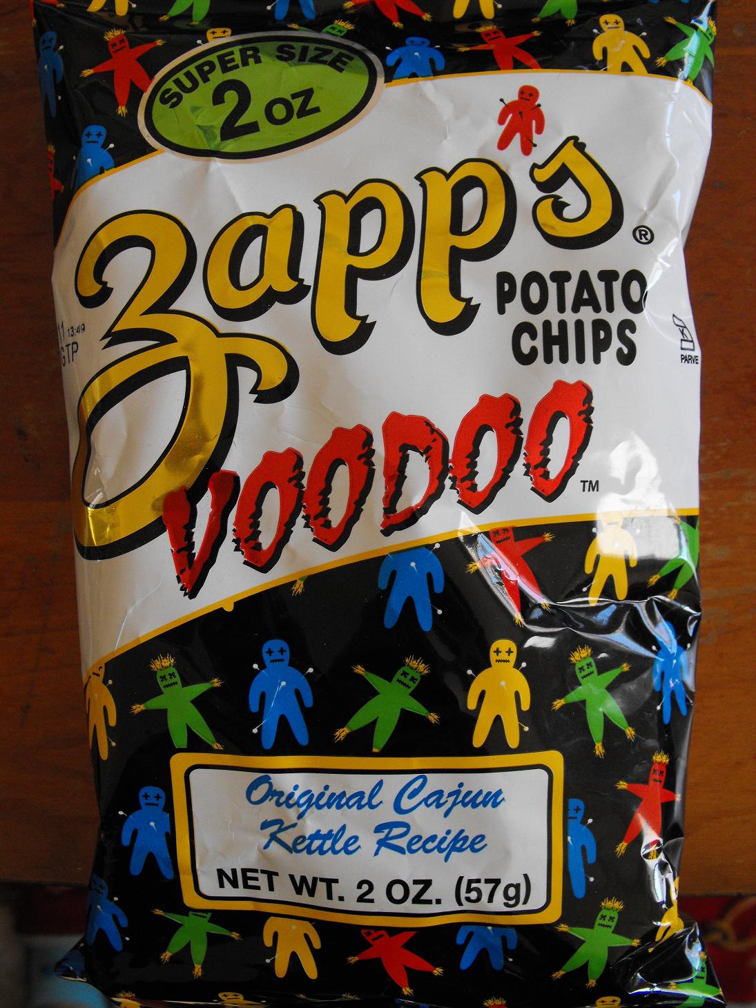 ... Chicks Eatin' Spicy Chips: Snack #206- Zappâ€™s Voodoo Potato Chips