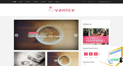 Vanice Modern Blogger Template | Download Free Vanice Modern Blogger Template