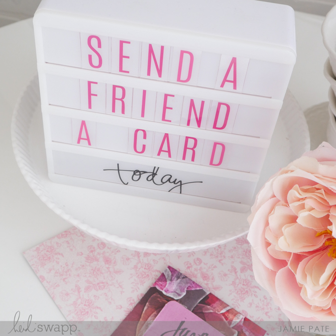 National Send a Friend a Card Day by Jamie Pate | @jamiepate for @heidiswapp
