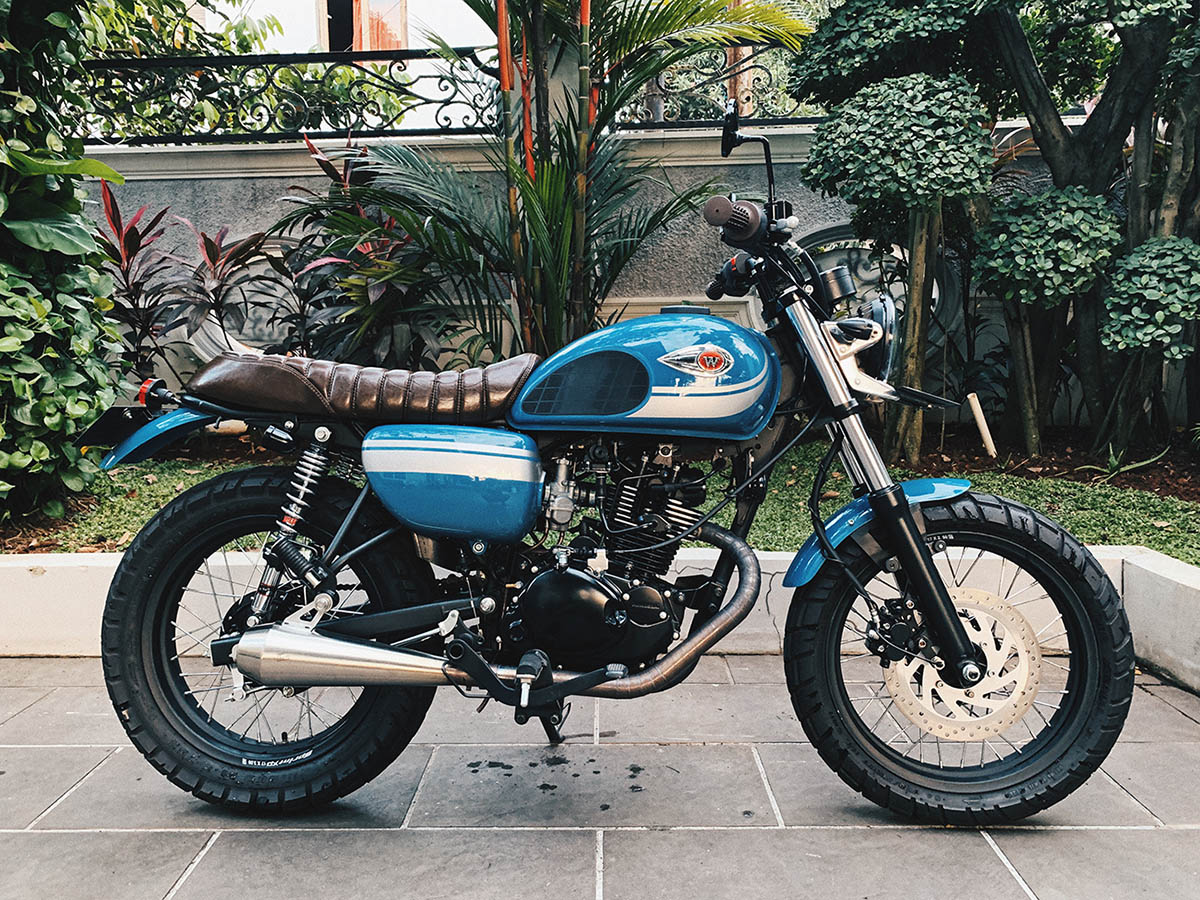 Lebih Dari Indah Kawasaki W175 Scramblerkustomgaras Network