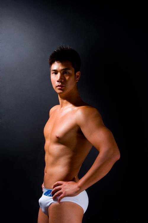 Yang Chinese male model with