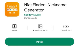 تطبيق nickfinder