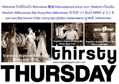 Thirsty Thursday at Adams Apple Club Chiang Mai Thailand