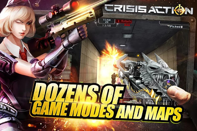 Game Perang Online : Crisis Action APK + Mod